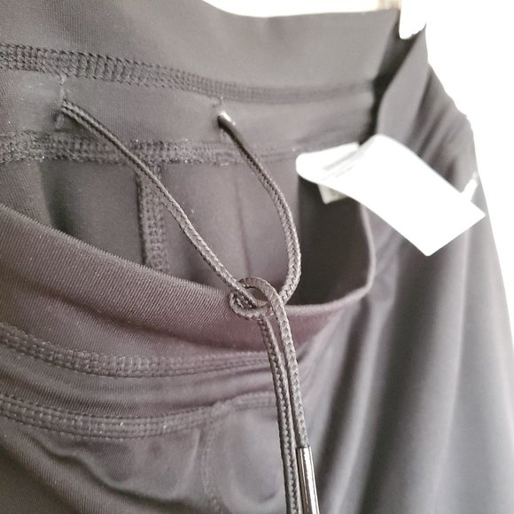 Adidas Clima365 3 stripe capri pants black white M - Picture 9 of 12